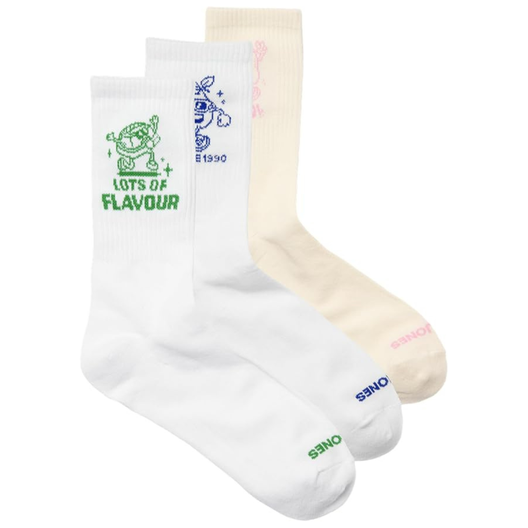 J&J Muške Čarape JACFUNNY TENNIS SOCKS 3 PACK